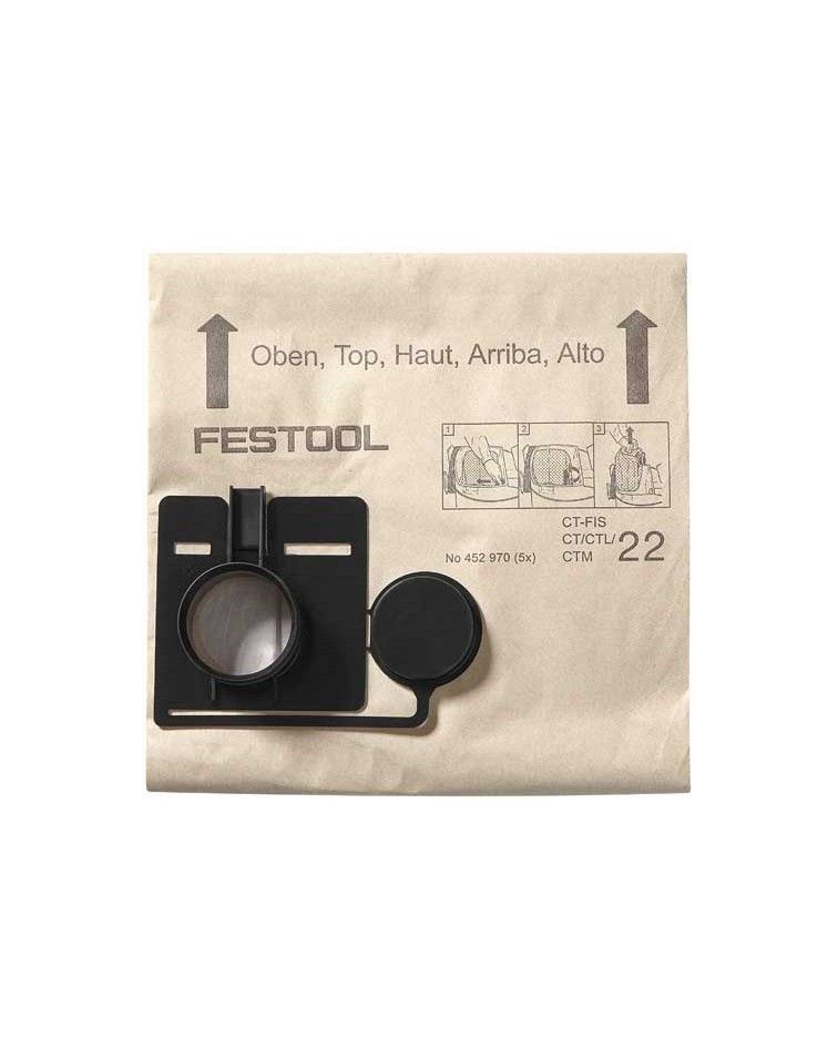 Festool Filtro maišas FIS-CT 22/5, KAINA BE PVM: 45.036, KODAS: 452970 | 001