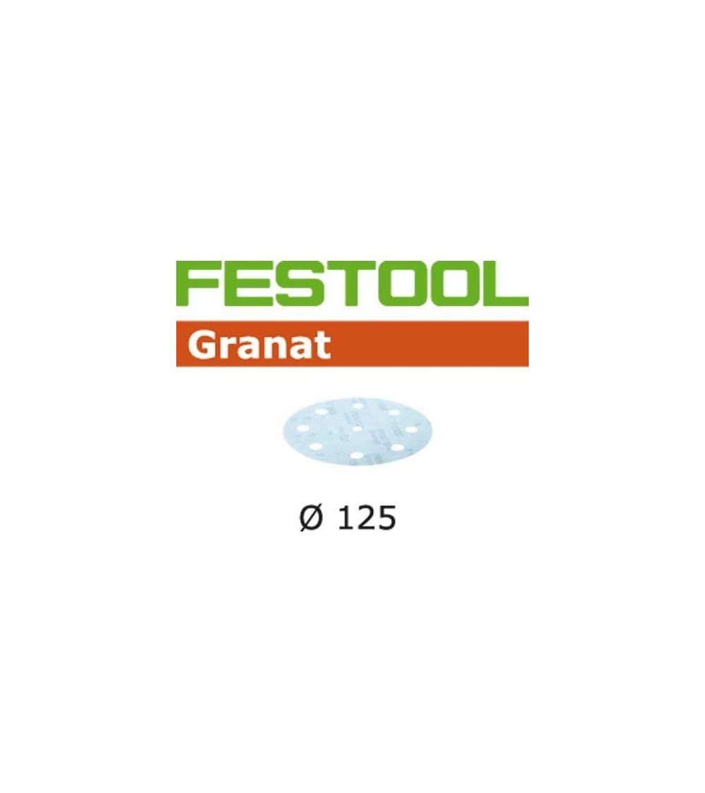 Festool Шлифовальные круги STF D125/8 P1200 GR/50 Granat, KAINA BE PVM: 73.827, KODAS: 497181 | 001