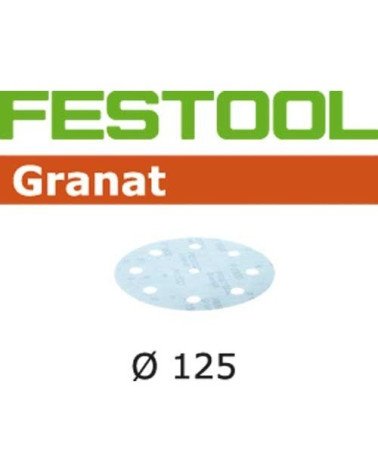 Festool Шлифовальные круги STF D125/8 P1200 GR/50 Granat, KAINA BE PVM: 73.827, KODAS: 497181 | 001