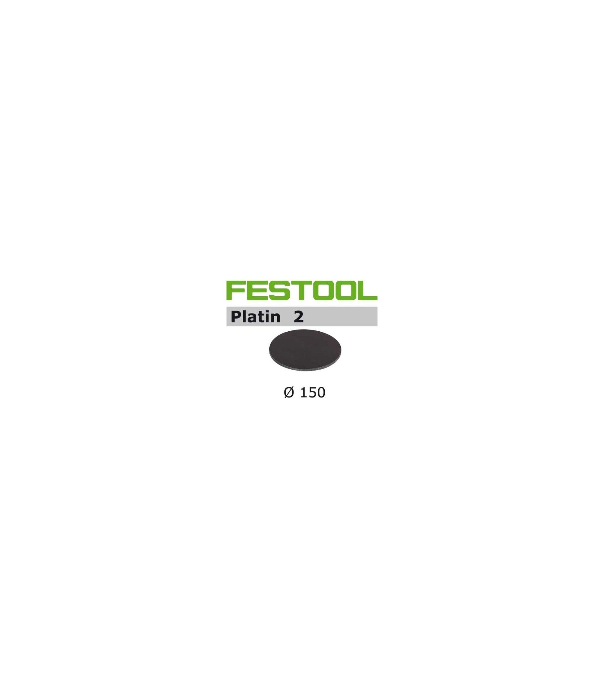 Festool Abrasive sheet STF D150/0 S1000 PL2/15 Platin 2, KAINA BE PVM: 52.848, KODAS: 492370 | 001