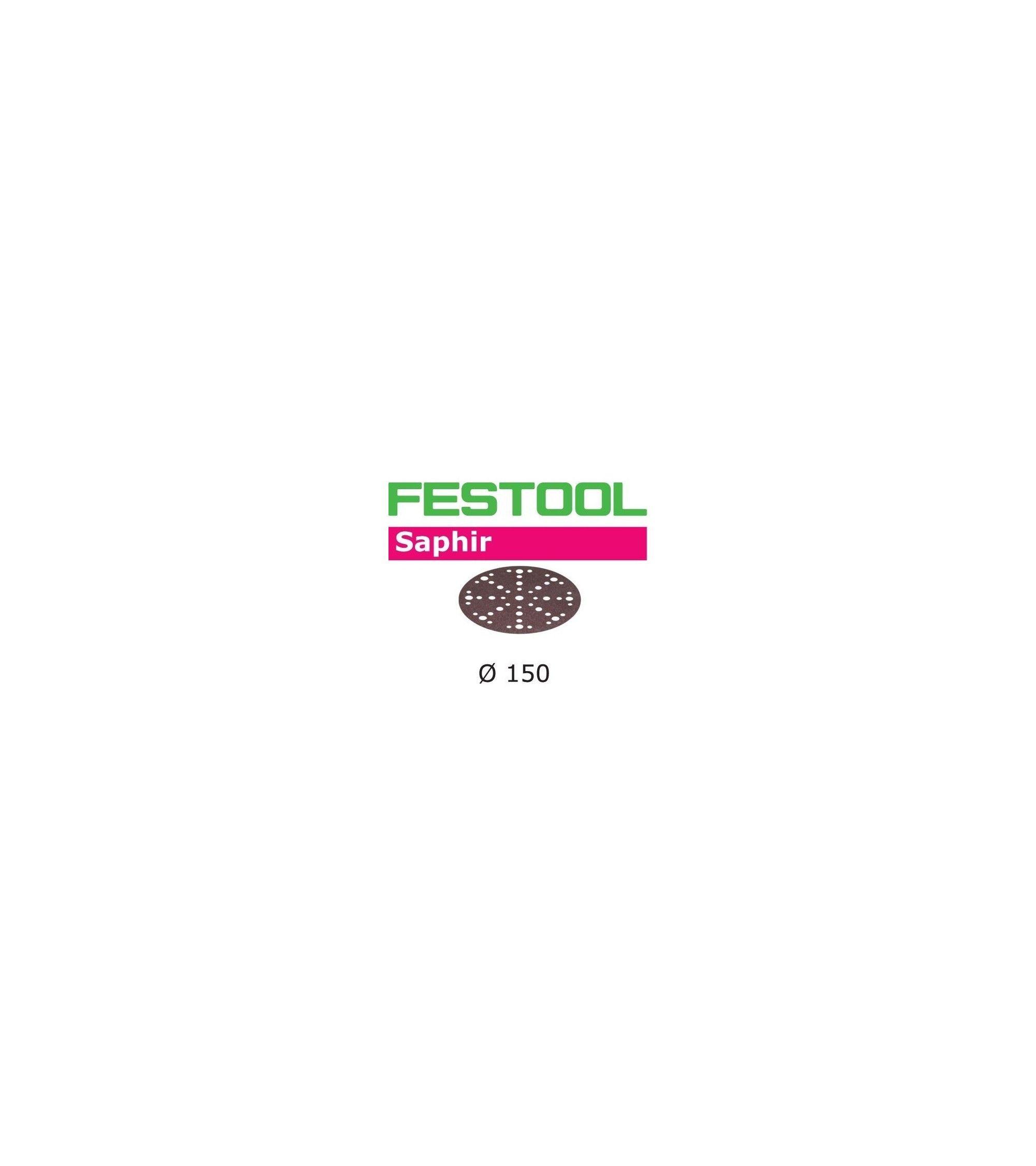 Festool Abrasive sheet STF-D150/48 P80 SA/25 Saphir, KAINA BE PVM: 53.568, KODAS: 575197 | 001