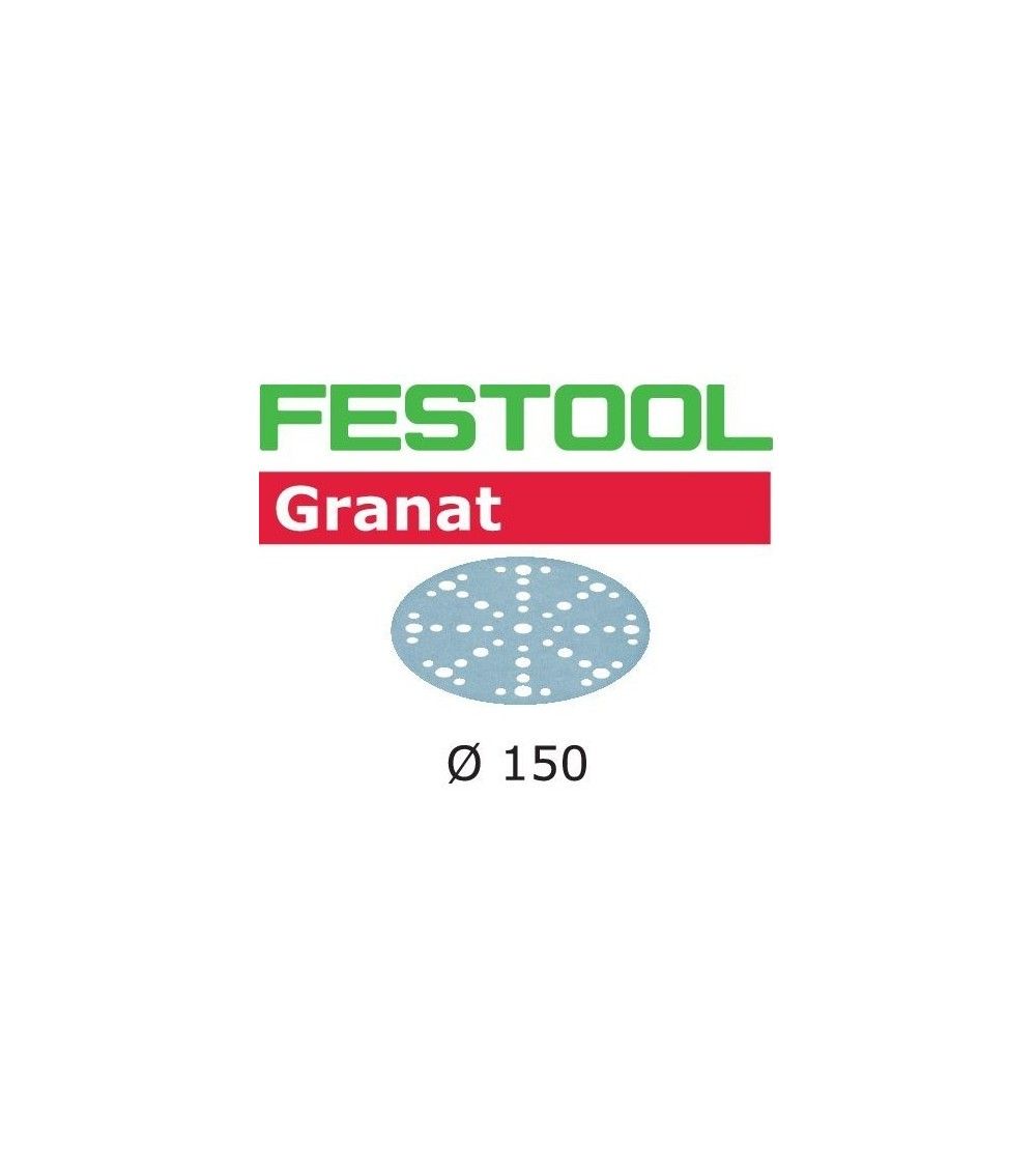Festool Abrasive sheet STF D150/48 P60 GR/10 Granat, KAINA BE PVM: 17.28, KODAS: 575155 | 001