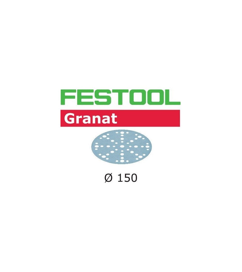 Festool Шлифовальные круги STF D150/48 P500 GR/100 Granat, KAINA BE PVM: 84.618, KODAS: 575173 | 001