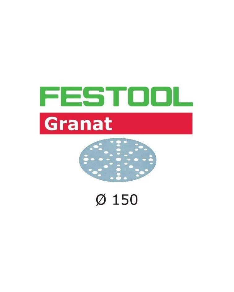 Festool Abrasive sheet STF D150/48 P220 GR/100 Granat, KAINA BE PVM: 84.618, KODAS: 575167 | 001