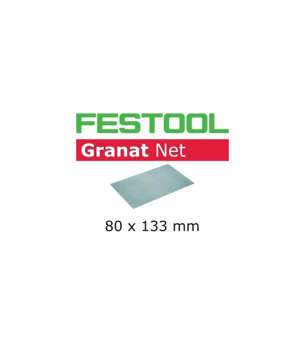 Festool Abrasive net STF 80x133 P150 GR NET/50 Granat Net, KAINA BE PVM: 42.363, KODAS: 203288 | 001