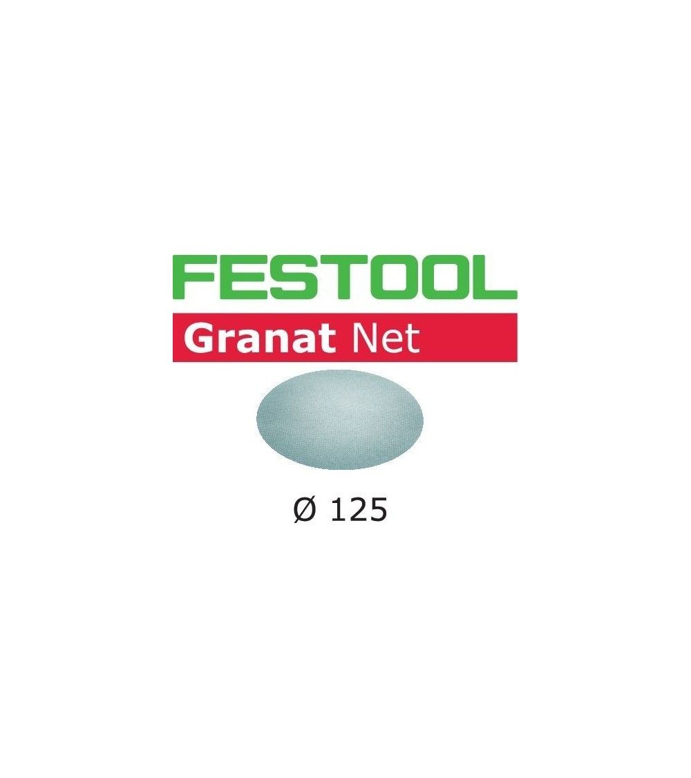 Festool Abrasive net STF D125 P120 GR NET/50 Granat Net, KAINA BE PVM: 54.81, KODAS: 203296 | 001