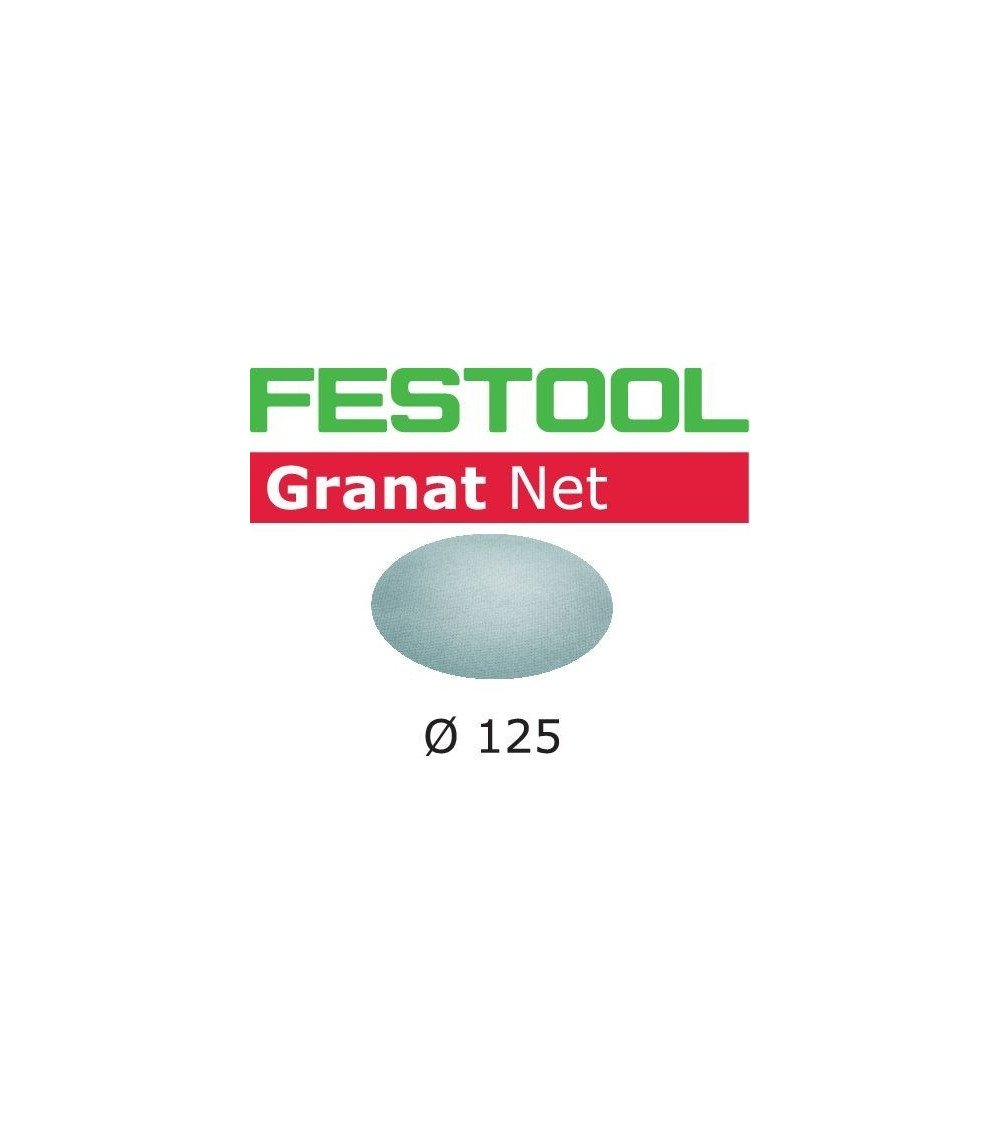Festool Шлифовальный материал на сетчатой основе STF D125 P150 GR NET/50 Granat Net, KAINA BE PVM: 54.81, KODAS: 203297 | 001
