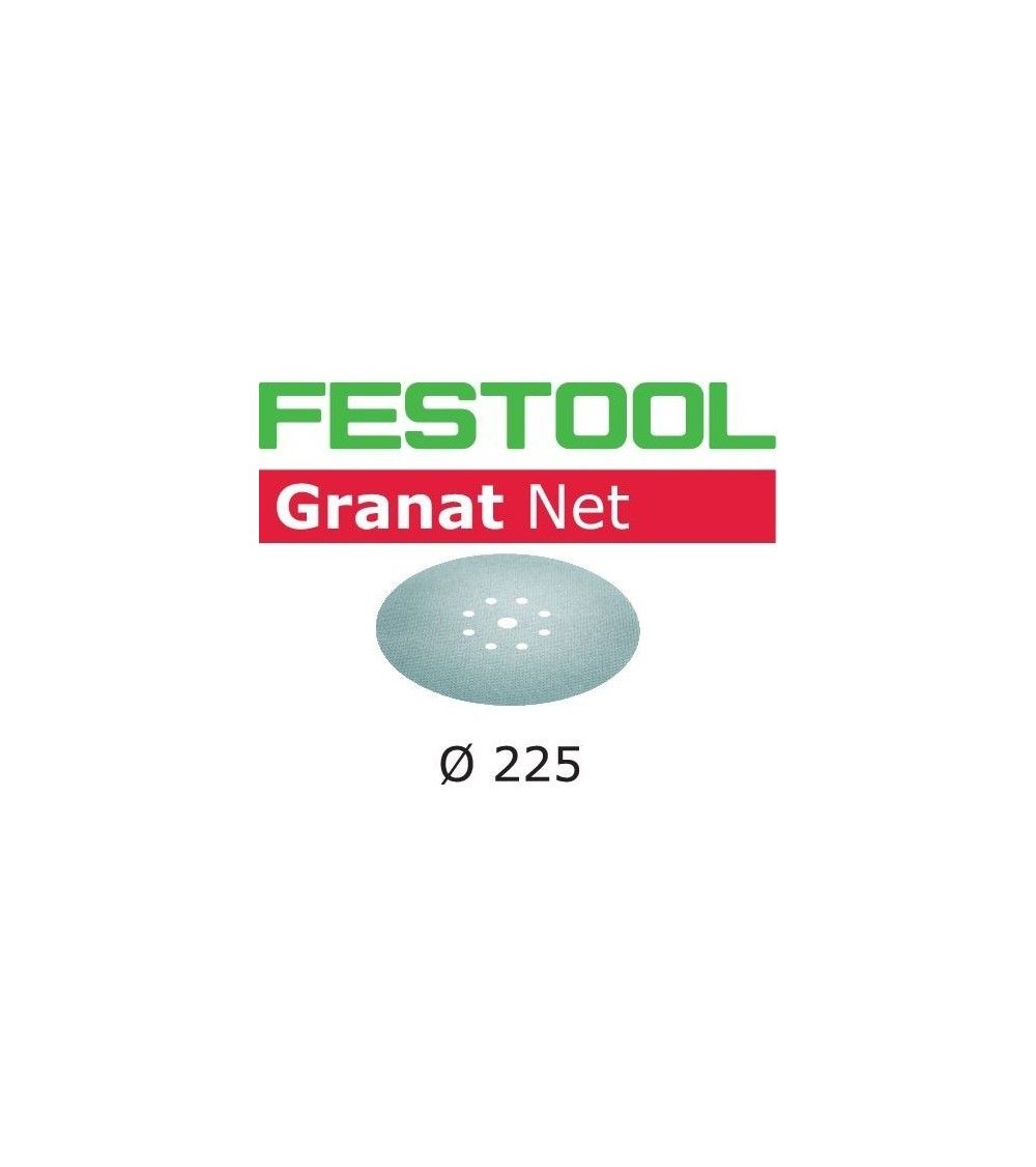 Festool Abrasive net STF D225 P240 GR NET/25 Granat Net, KAINA BE PVM: 66.429, KODAS: 203318 | 001