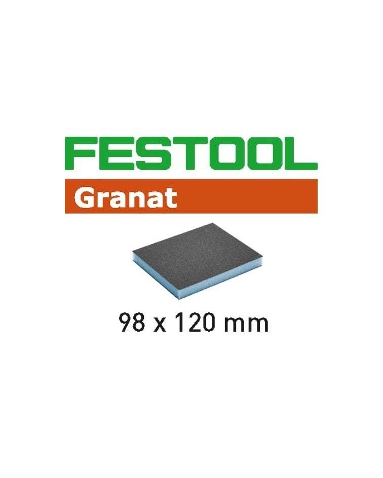 Festool Šlifavimo kempinė Granat 98x120x13 800 GR/6, KAINA BE PVM: 5.04, KODAS: 201507 | 001