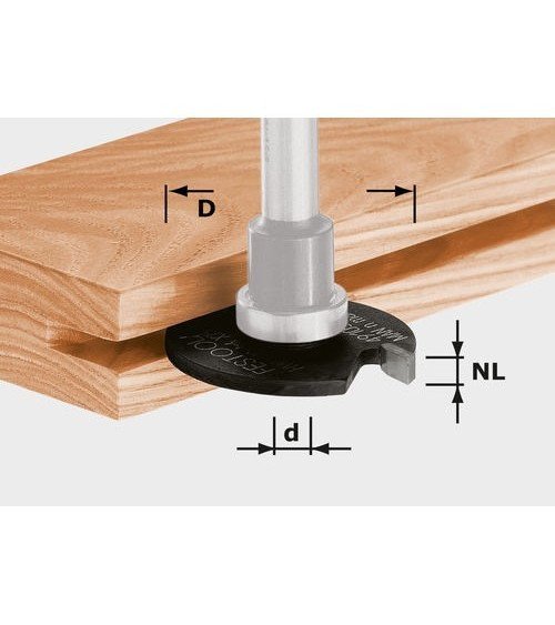 Festool Фреза дисковая пазовая HW D40x2, KAINA BE PVM: 22.212, KODAS: 491040 | 001