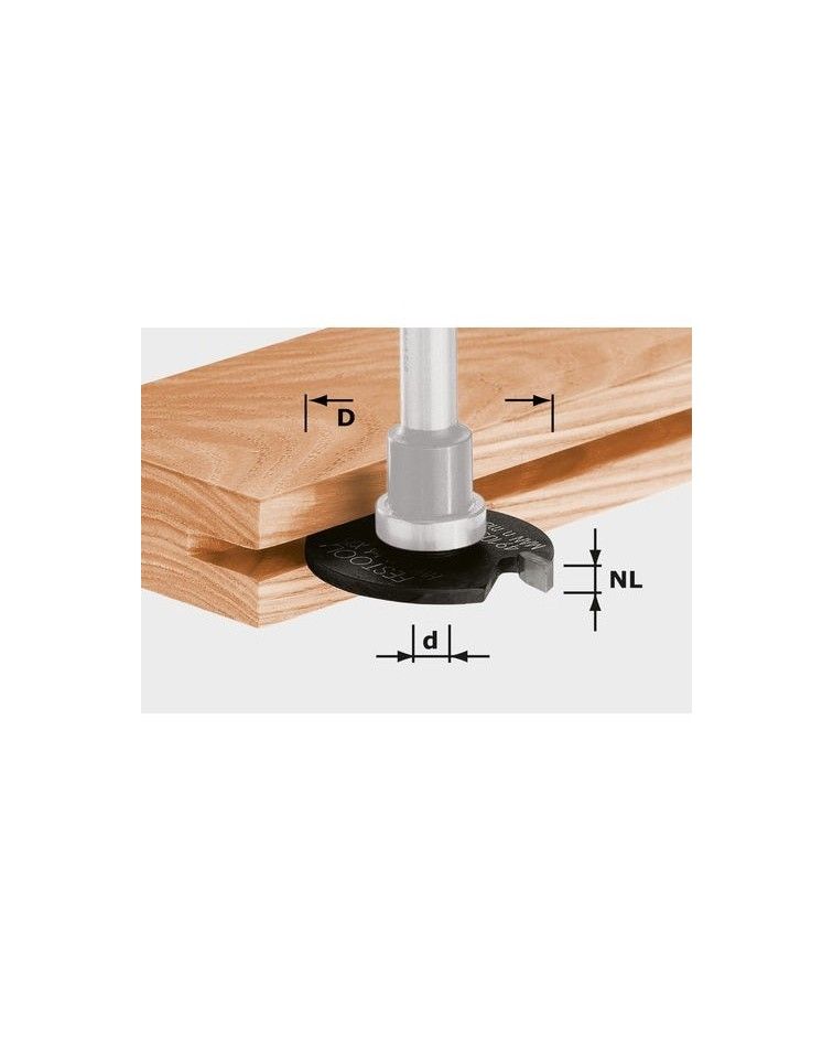 Festool Disk groove cutter HW D40x2, KAINA BE PVM: 22.212, KODAS: 491040 | 001