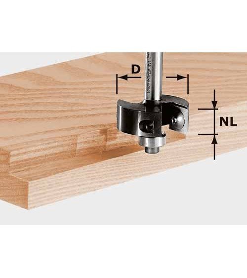 Festool Фальцевая фреза со сменными ножами  HW S8 D38/12, KAINA BE PVM: 104.571, KODAS: 491085 | 001