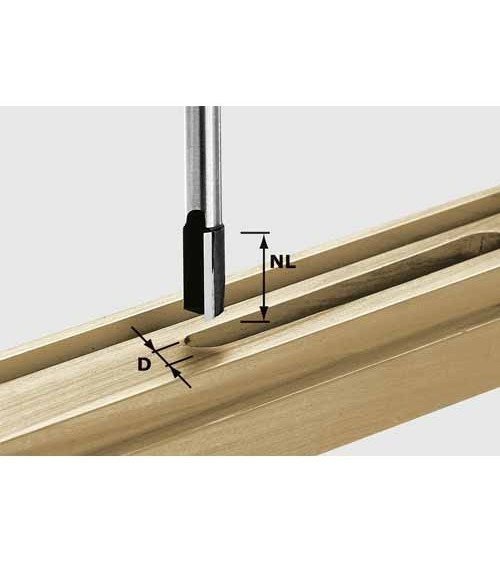 Festool Фреза пазовая HW S8 D8/30, KAINA BE PVM: 42.363, KODAS: 491647 | 001