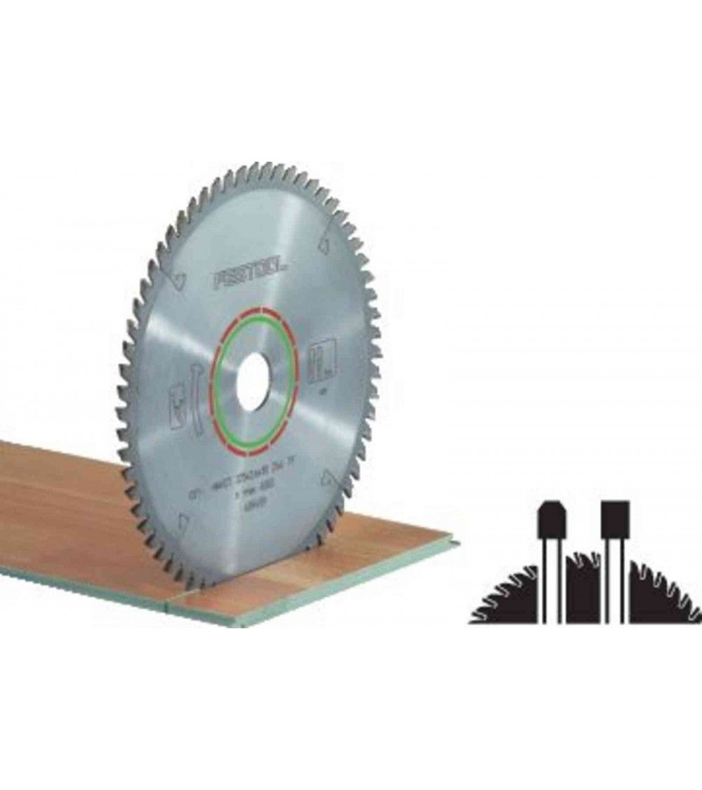 Festool Saw blade HW 260x2,5x30 WZ/FA64 LAMINATE/HPL, KAINA BE PVM: 172.288, KODAS: 494606 | 001