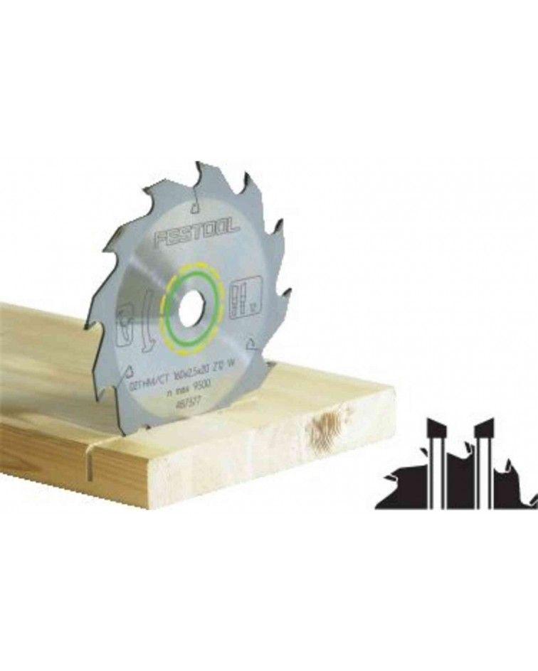 Festool Saw blade HW 160x2,2x20 W18 WOOD STANDARD, KAINA BE PVM: 39.752, KODAS: 768129 | 001