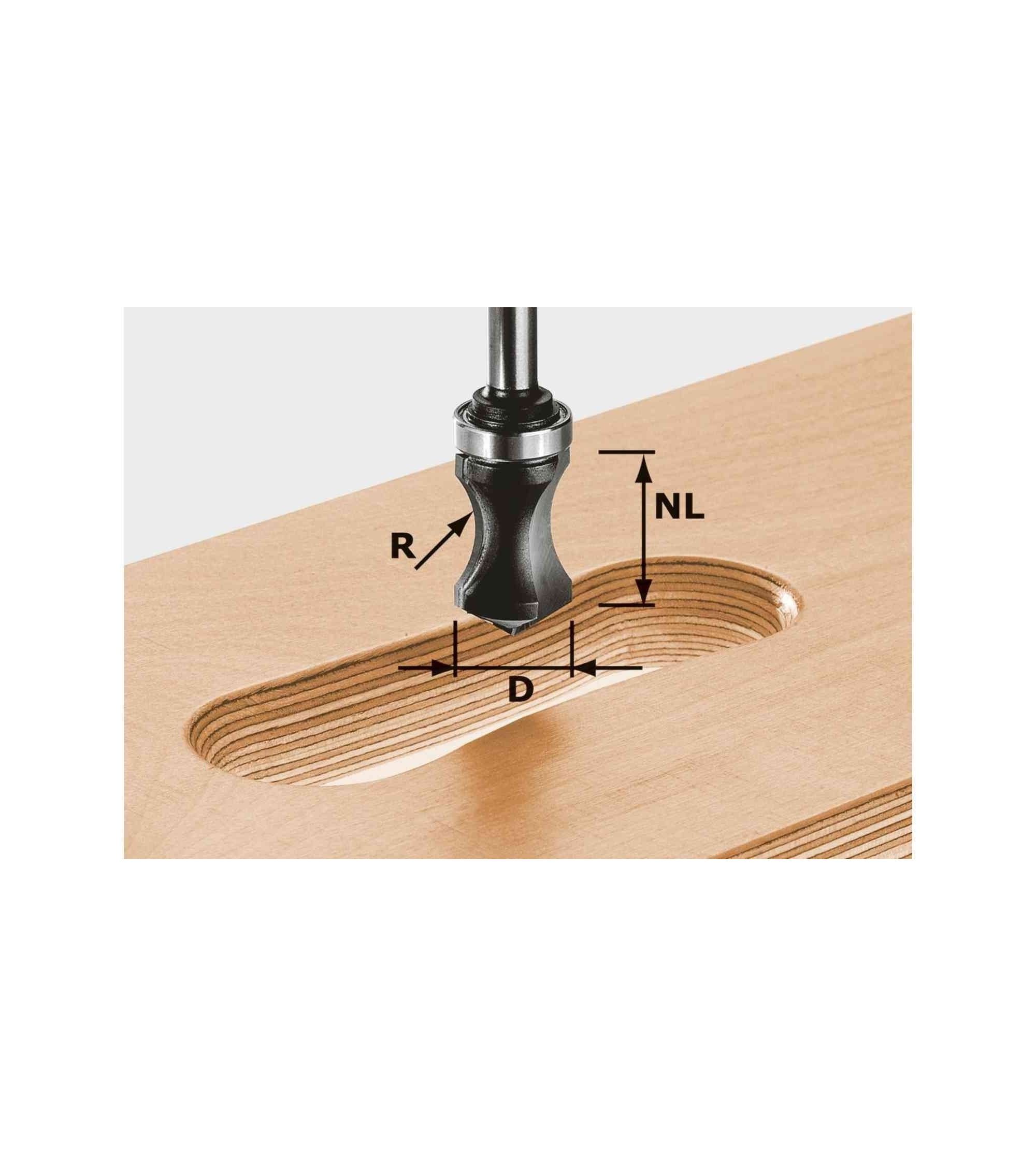 Festool Hand rail cutter HW S8 R16/NL32, KAINA BE PVM: 85.347, KODAS: 491033 | 001