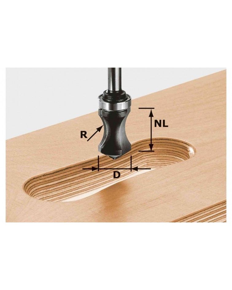 Festool Hand rail cutter HW S8 R16/NL32, KAINA BE PVM: 85.347, KODAS: 491033 | 001