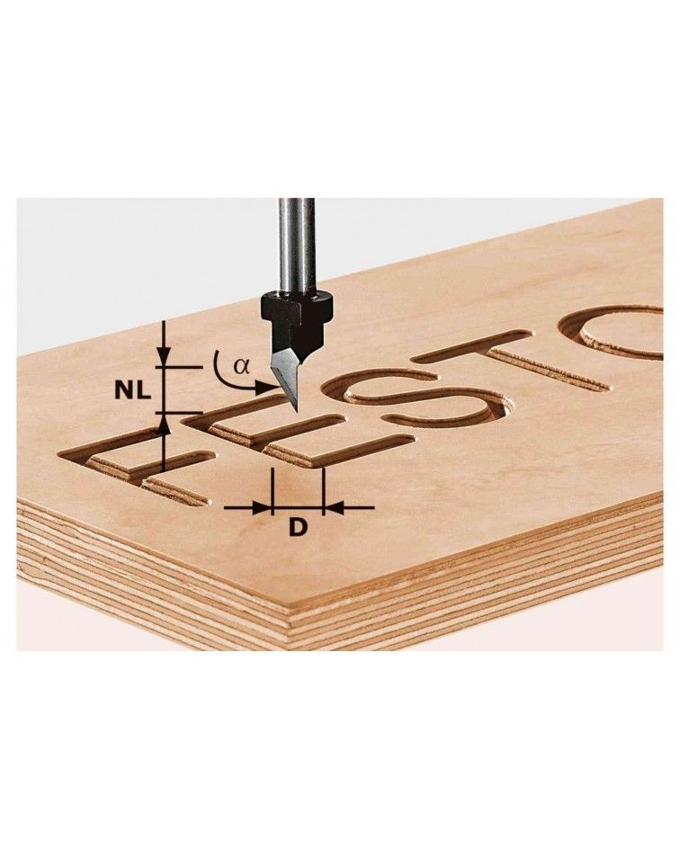 Festool Script cutter HW S8 D11/60°, KAINA BE PVM: 48.429, KODAS: 491003 | 001