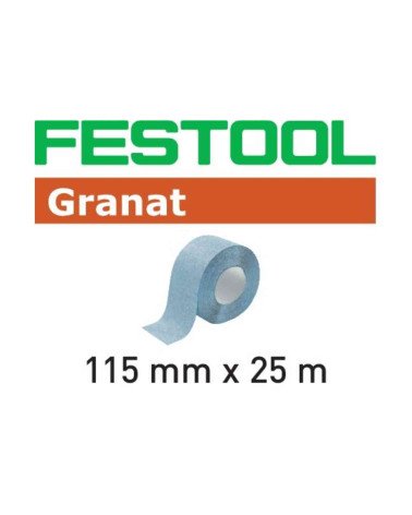 Festool Шлифовальный материал StickFix в рулоне 115x25m P120 GR Granat, KAINA BE PVM: 40.203, KODAS: 201107 | 001