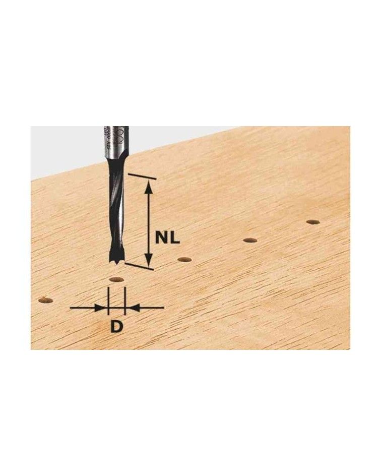 Festool Dowel drill HW S8 D8/30 Z, KAINA BE PVM: 27.864, KODAS: 491068 | 001