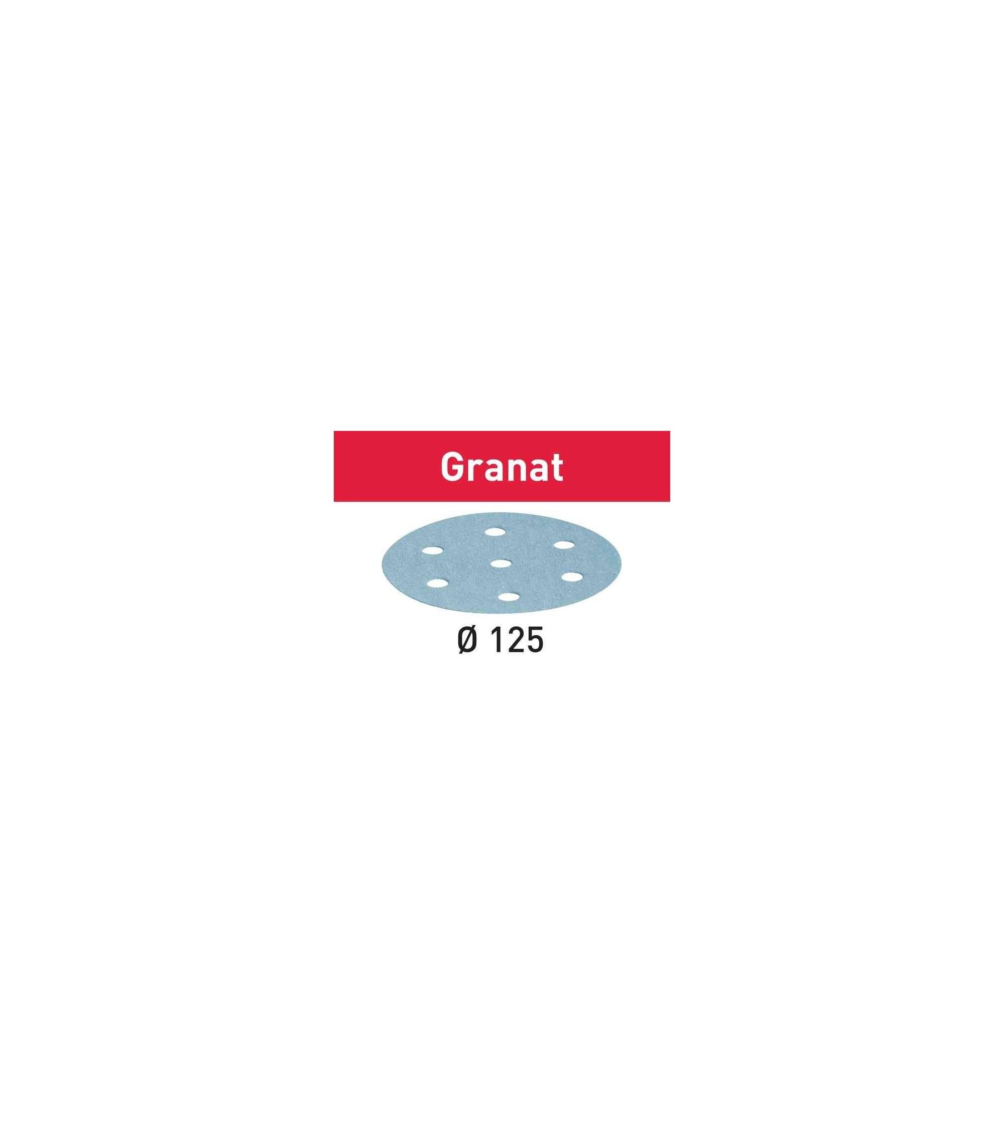 Festool Šlifavimo lapelis Granat STF D125/8 P320 GR/10, KAINA BE PVM: 12.546, KODAS: 497150 | 001