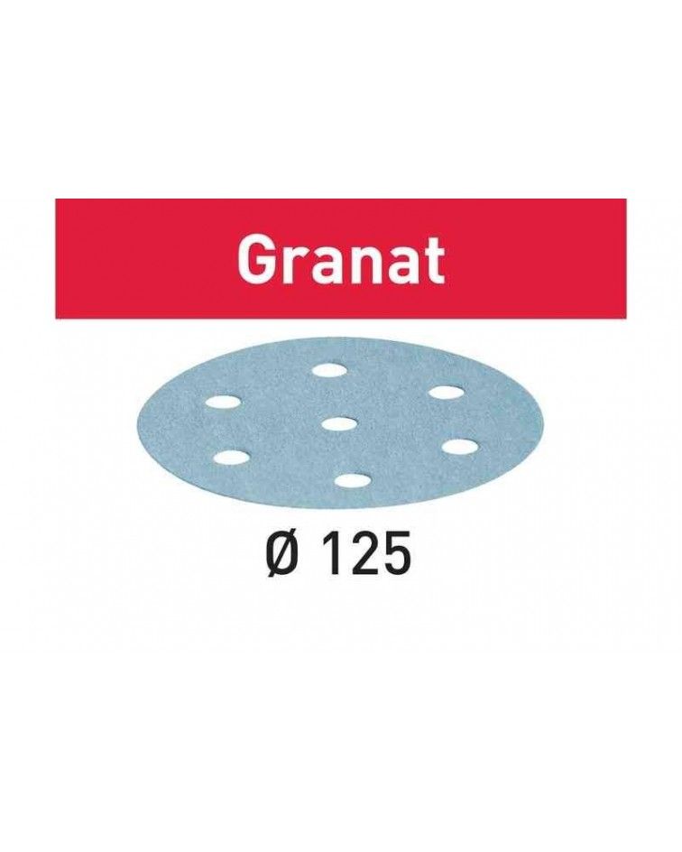 Festool Šlifavimo lapelis Granat STF D125/8 P320 GR/10, KAINA BE PVM: 12.546, KODAS: 497150 | 001