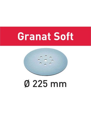 Festool Шлифовальные круги STF D225 P150 GR S/25 Granat Soft, KAINA BE PVM: 99.225, KODAS: 204224 | 001