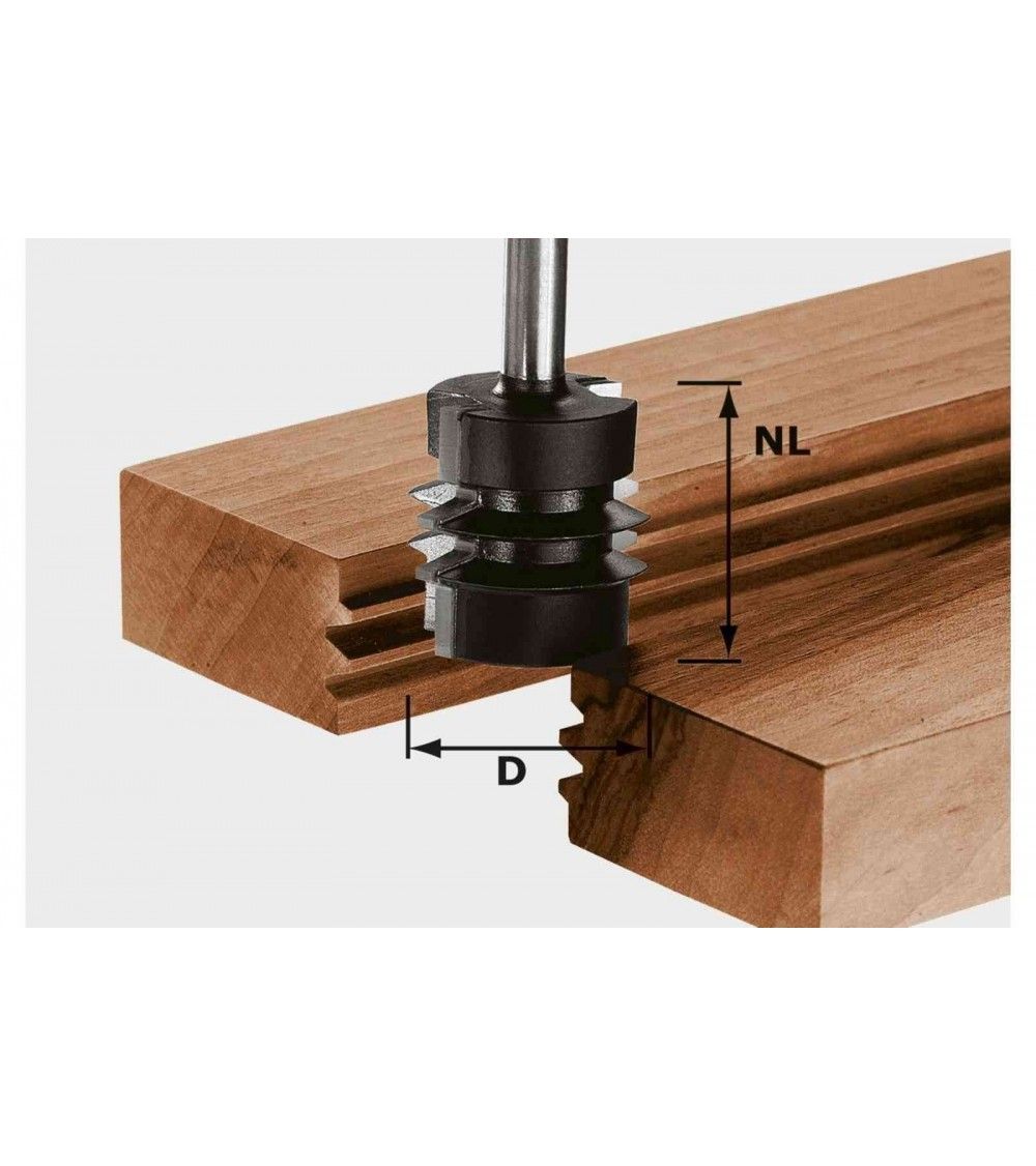 Festool Tongue and groove cutter HW S8 D34/NL32, KAINA BE PVM: 90.792, KODAS: 491034 | 001