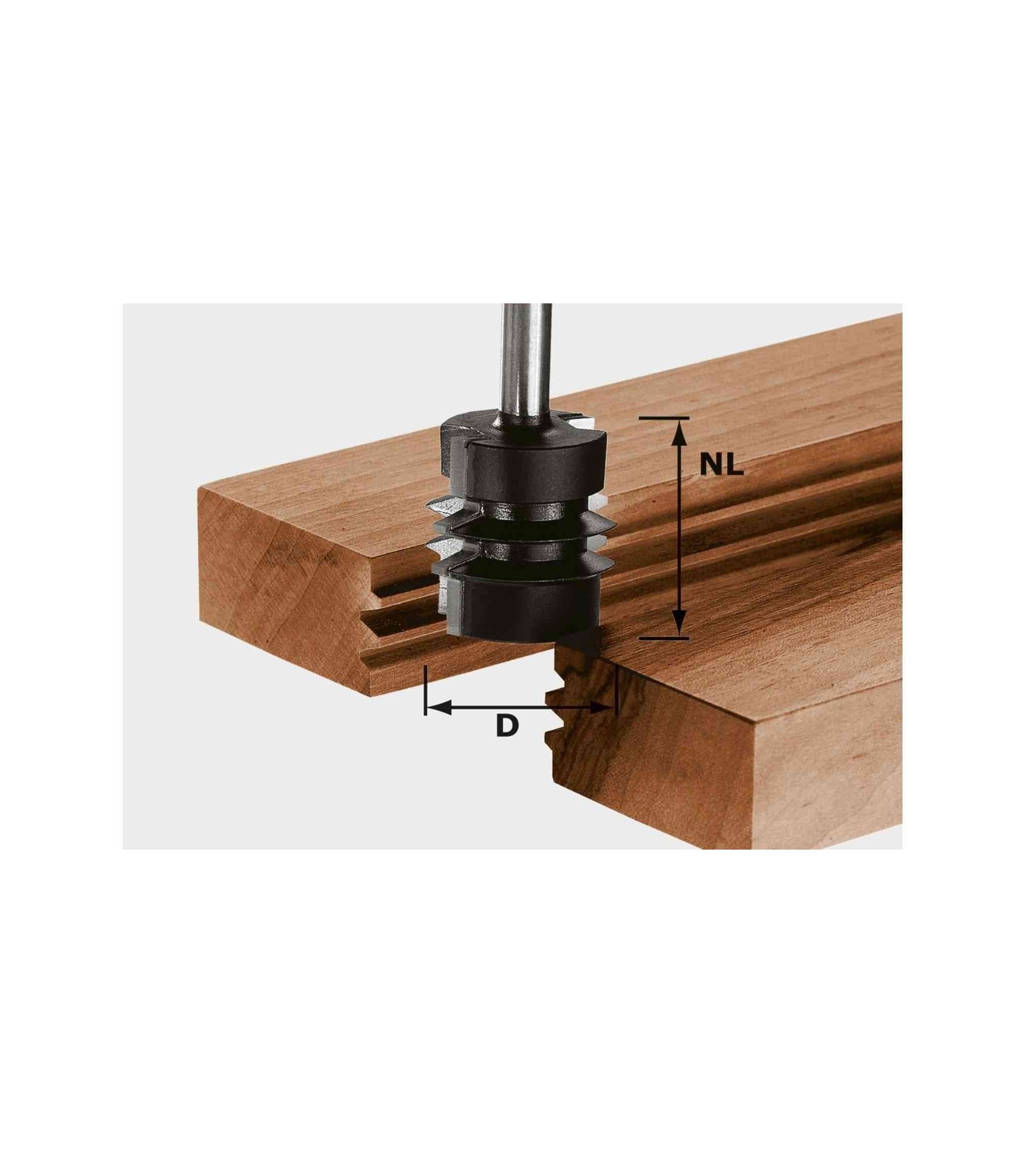 Festool Tongue and groove cutter HW S8 D34/NL32, KAINA BE PVM: 90.792, KODAS: 491034 | 001