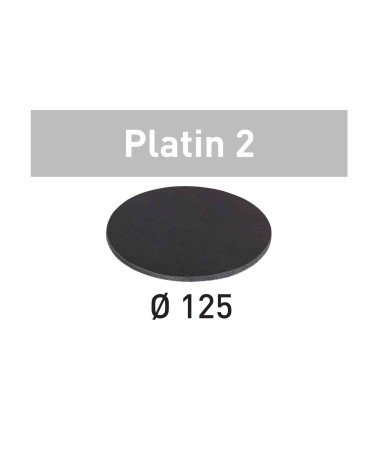 Festool Шлифовальные круги STF D125/0 S2000 PL2/15 Platin 2, KAINA BE PVM: 46.071, KODAS: 492376 | 001