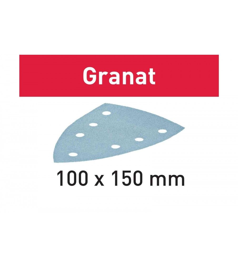 Festool Sanding disc STF DELTA/9 P120 GR/100 Granat, KAINA BE PVM: 63.648, KODAS: 577546 | 001