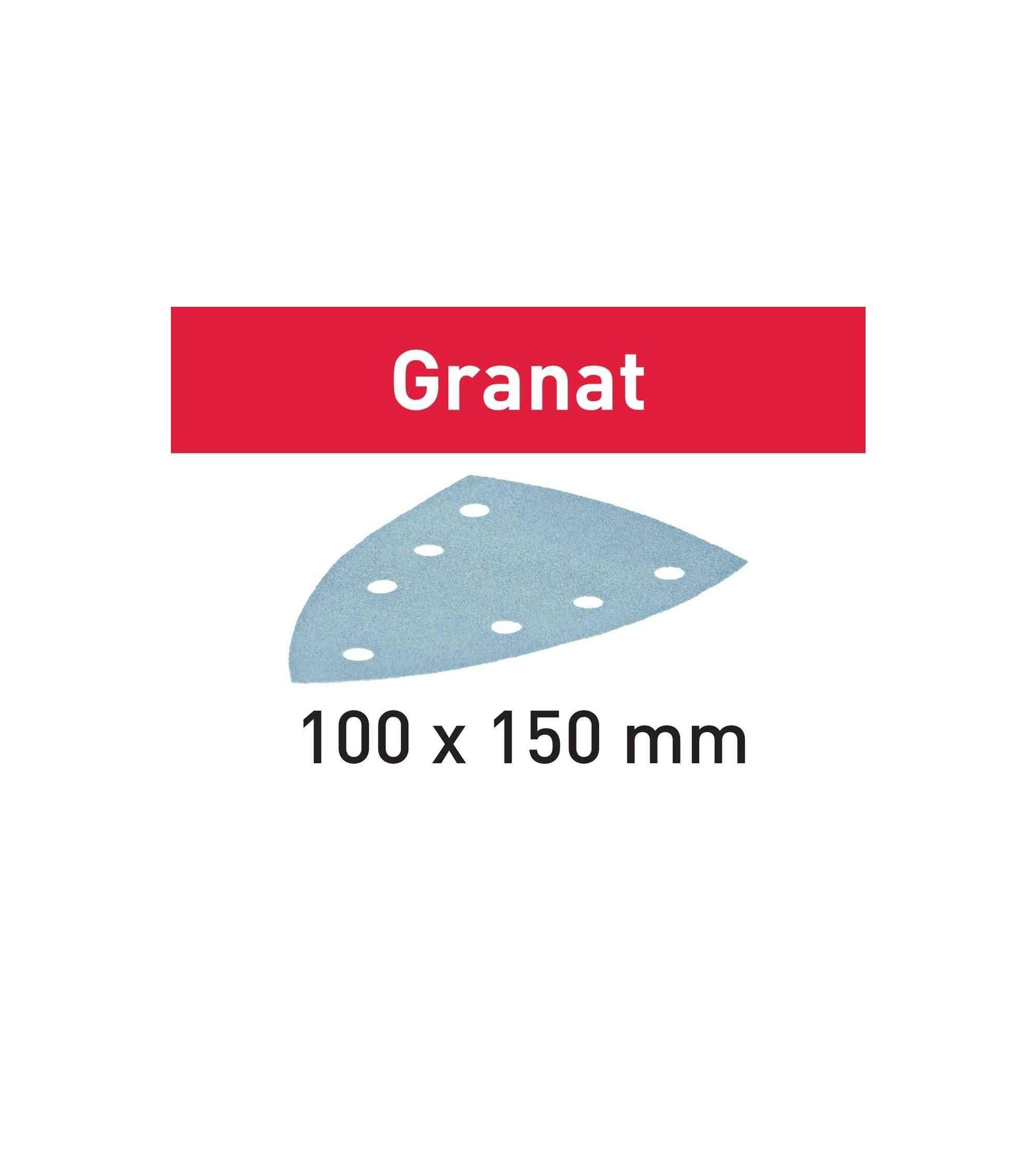 Festool Sanding disc STF DELTA/9 P120 GR/100 Granat, KAINA BE PVM: 63.648, KODAS: 577546 | 001