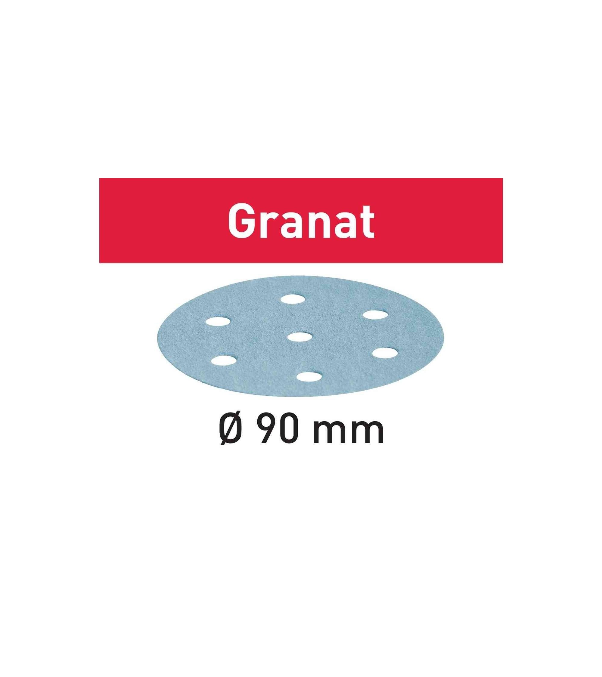 Festool Abrasive sheet STF D90/6 P80 GR/50 Granat, KAINA BE PVM: 29.511, KODAS: 497365 | 001