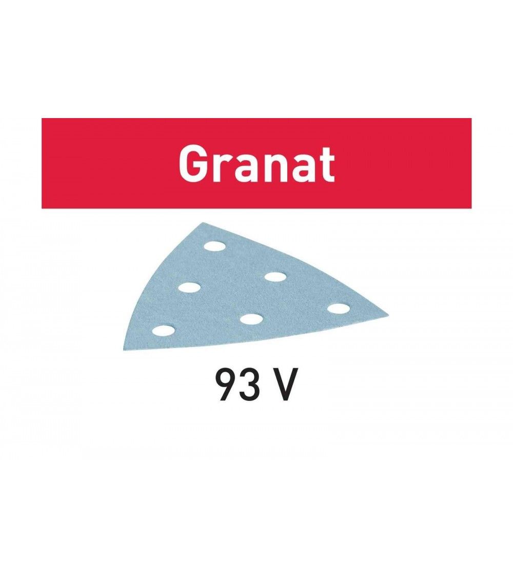 Festool Sanding disc STF V93/6 P240 GR/100 Granat, KAINA BE PVM: 39.897, KODAS: 497398 | 001