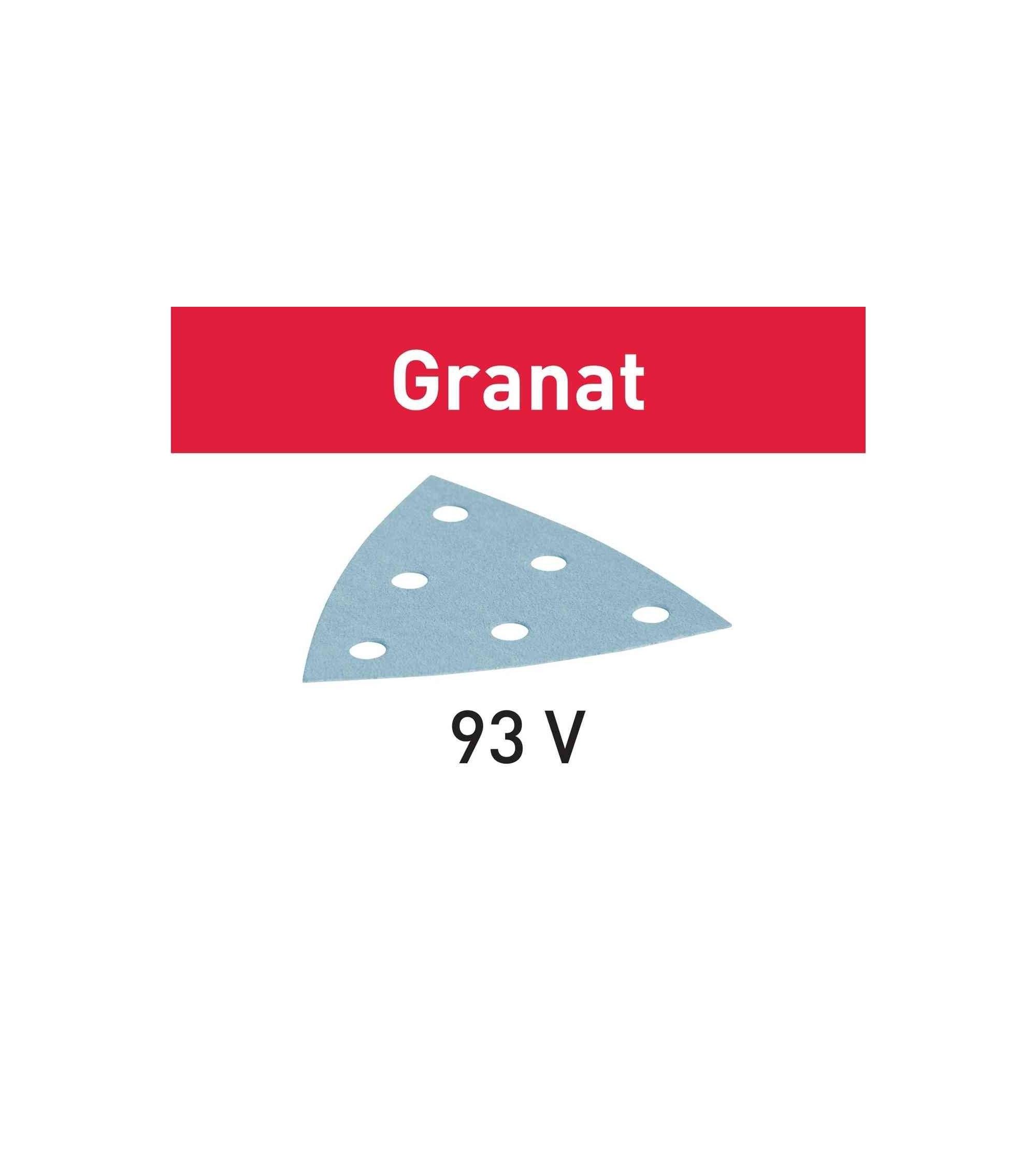 Festool Sanding disc STF V93/6 P180 GR/100 Granat, KAINA BE PVM: 39.897, KODAS: 497396 | 001