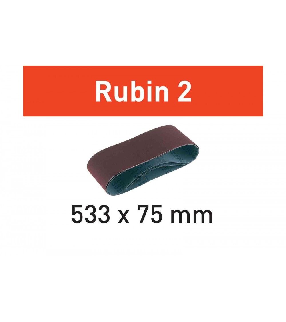 Festool Šlifavimo juosta Rubin 2 L533X 75-P40 RU2/10, KAINA BE PVM: 31.77, KODAS: 499155 | 001