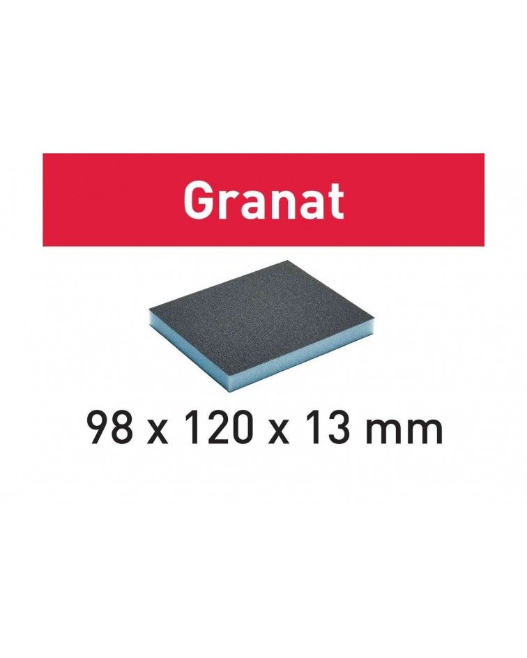 Festool Šlifavimo kempinė Granat 98x120x13 120 GR/6, KAINA BE PVM: 5.04, KODAS: 201113 | 001