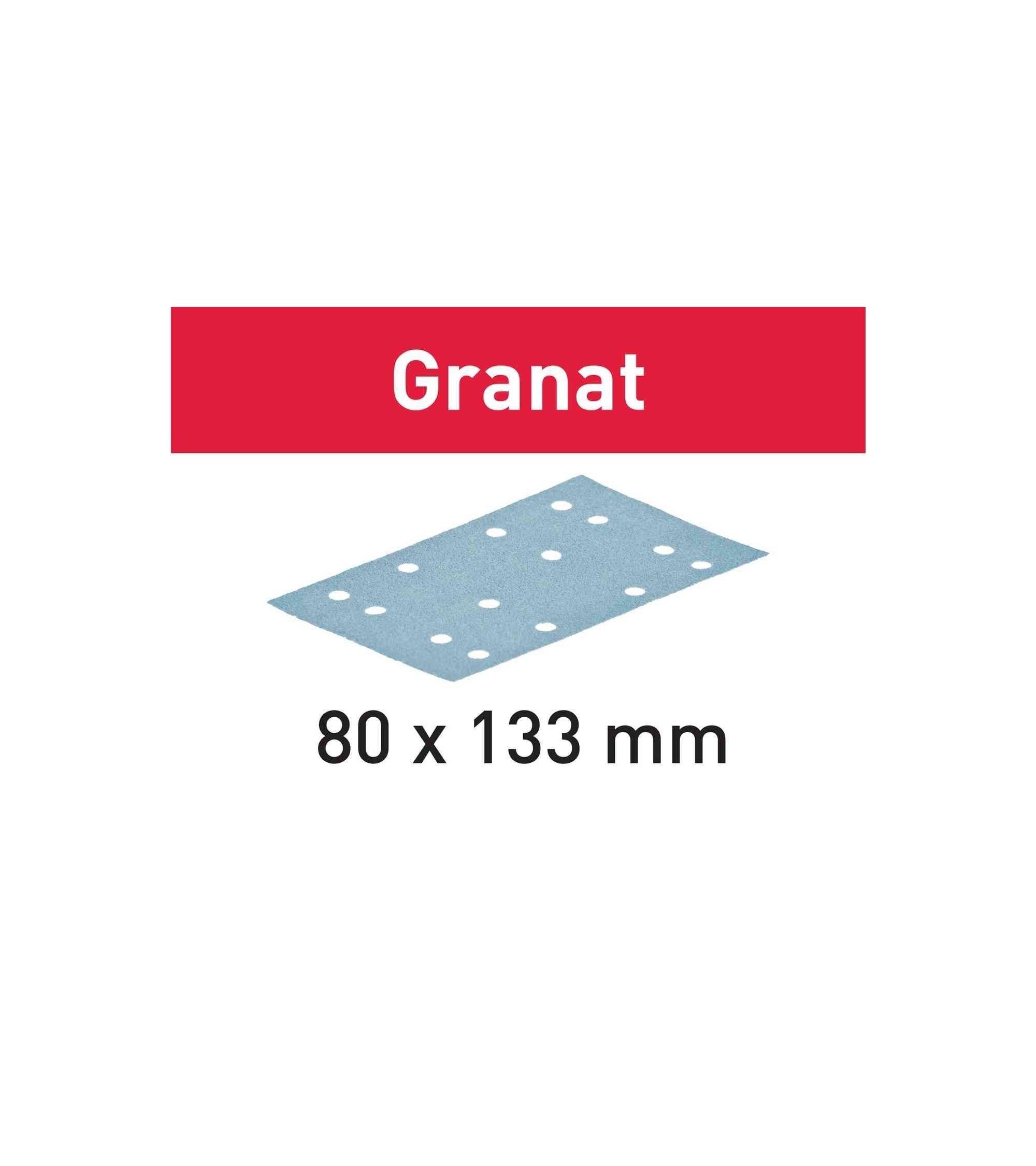 Festool Šlifavimo popierius Granat STF 80x133 P60 GR/50, KAINA BE PVM: 33.417, KODAS: 497118 | 001