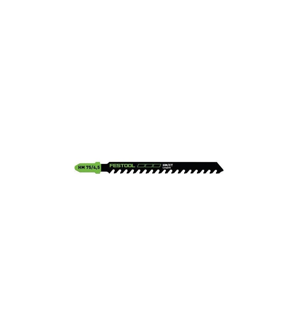 Festool Пильное полотно для лобзика HM 75/4,5 BUILDING MATERIALS ABRASIVE MATERIALS, KAINA BE PVM: 22.725, KODAS: 204343 | 001