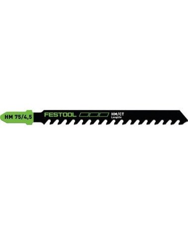 Festool Пильное полотно для лобзика HM 75/4,5 BUILDING MATERIALS ABRASIVE MATERIALS, KAINA BE PVM: 22.725, KODAS: 204343 | 001