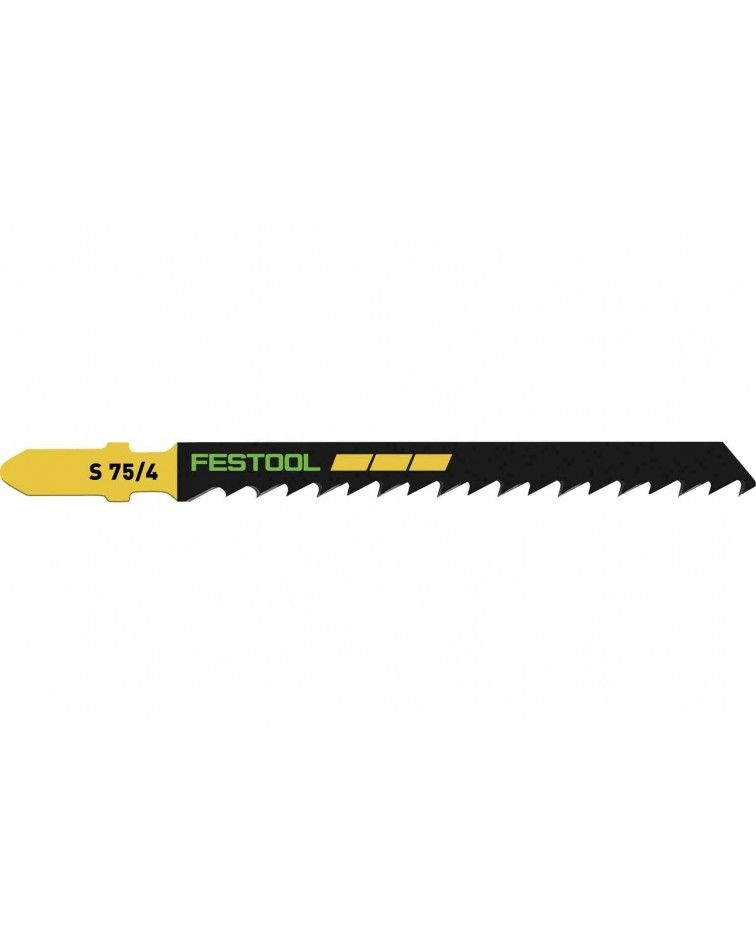 Festool Jigsaw blade S 75/4/100 WOOD BASIC, KAINA BE PVM: 142.2, KODAS: 204346 | 001