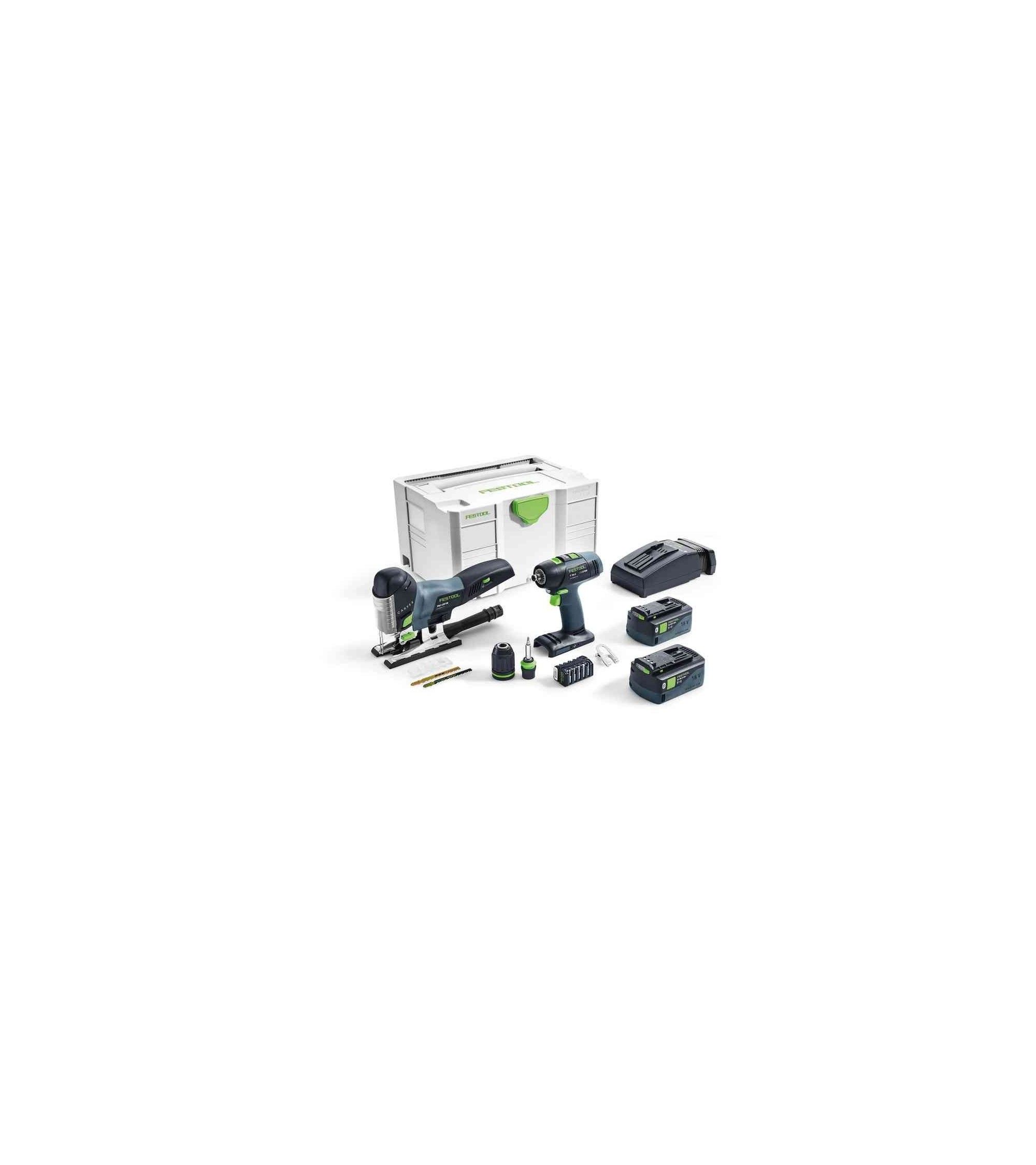 Festool akumuliatorinių įrankių rinkinys montažui T 18+3/PSC 420 Li I-Set