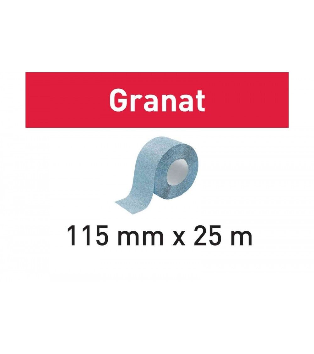 Festool Abrasive roll 115x25m P180 GR Granat, KAINA BE PVM: 40.203, KODAS: 201109 | 001