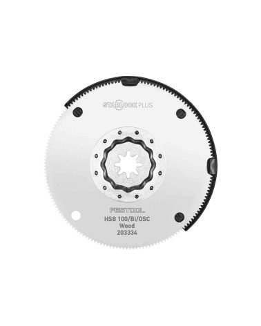 Festool Пильное полотно по древесине HSB 100/Bi/OSC, KAINA BE PVM: 76.392, KODAS: 203334 | 001
