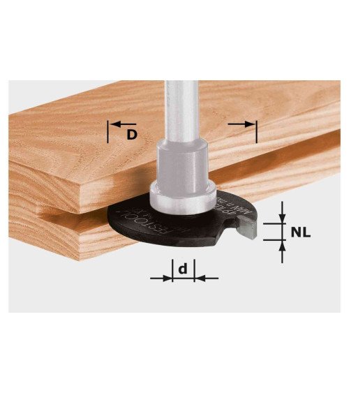 Festool Фреза дисковая пазовая HW D40x1,5, KAINA BE PVM: 20.979, KODAS: 491038 | 001
