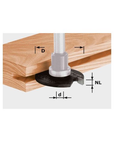 Festool Фреза дисковая пазовая HW D40x1,5, KAINA BE PVM: 20.979, KODAS: 491038 | 001