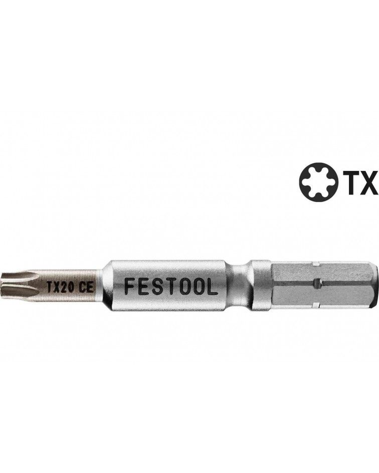 Festool Bits TX 20-50 CENTRO/2, KAINA BE PVM: 15.012, KODAS: 205080 | 001