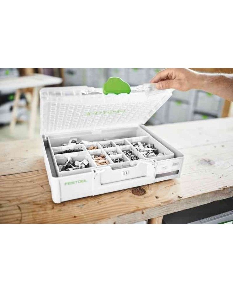 Festool Systainer³ Organizer SYS3 ORG L 89 20xESB, KAINA BE PVM: 98.68, KODAS: 204856 | 001