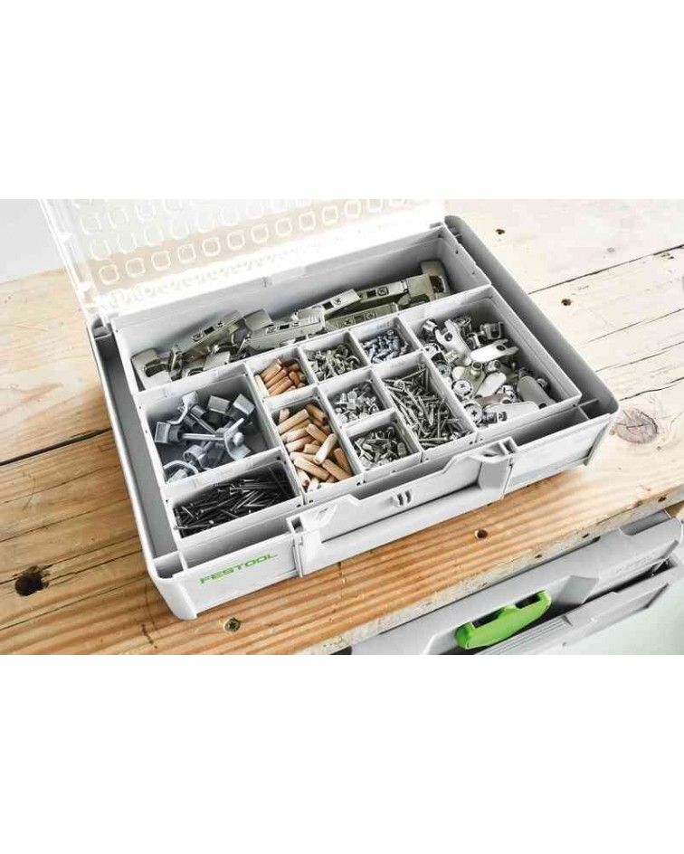 Festool Systainer³ Organizer SYS3 ORG L 89 20xESB, KAINA BE PVM: 98.68, KODAS: 204856 | 004