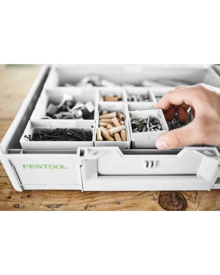 Festool Systainer³ Organizer SYS3 ORG L 89 20xESB, KAINA BE PVM: 98.68, KODAS: 204856 | 005